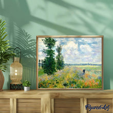 Charger l'image dans la galerie, peinture par numéros | Monet Champ de coquelicots | complexe, france, monet, paysages, reproduction | FiguredArt