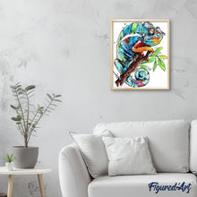 Charger l'image dans la galerie, peinture par numéros | Caméléon | animaux, facile, grenouilles | FiguredArt