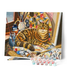 Charger l'image dans la galerie, peinture par numéros | Le Chat Peintre | animaux, chats, facile | FiguredArt