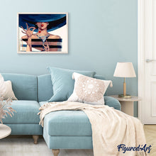 Charger l'image dans la galerie, peinture par numéros | l’heure de l’Apéritif | facile, france, portrait | FiguredArt