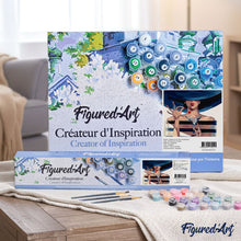 Charger l'image dans la galerie, peinture par numéros | l’heure de l’Apéritif | facile, france, portrait | FiguredArt