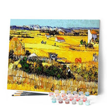 Charger l'image dans la galerie, peinture par numéros | Récolte - Van Gogh | complexe, paysages, reproduction, van gogh | FiguredArt