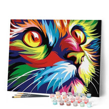 Charger l'image dans la galerie, peinture par numéros | Félin Pop Art | animaux, facile, france, Pop Art | FiguredArt