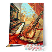 Charger l'image dans la galerie, peinture par numéros | Avant le Concert | facile, musique | FiguredArt
