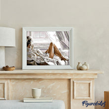 Charger l'image dans la galerie, peinture par numéros | Repos face à la Mer | facile, france, nu | FiguredArt