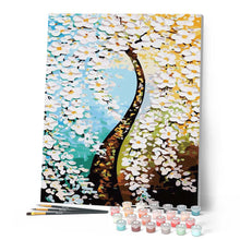 Charger l'image dans la galerie, peinture par numéros | Arbre en Fleurs | arbres, complexe | FiguredArt