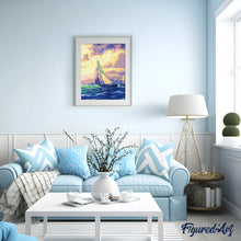 Charger l'image dans la galerie, peinture par numéros | Navigation | bateaux, facile | FiguredArt