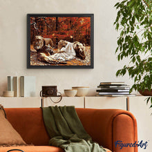 Charger l'image dans la galerie, peinture par numéros | Femme et Animaux Féroces | animaux, complexe, lions, ours, tigres | FiguredArt