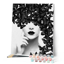 Charger l'image dans la galerie, peinture par numéros | Beauté et Papillons | animaux, france, intermédiaire, papillons, portrait | FiguredArt