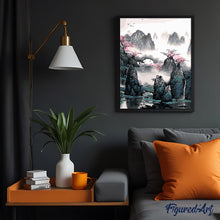 Charger l'image dans la galerie, peinture par numéros | Paysage de Chine | complexe, france, paysages | FiguredArt