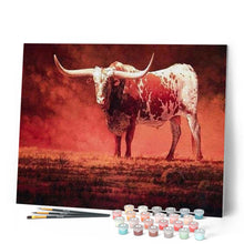 Charger l'image dans la galerie, peinture par numéros | Taureau | animaux, complexe | FiguredArt