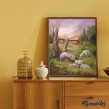 Charger l'image dans la galerie, peinture par numéros | Barbe de M. Chèvre | animaux, facile, ours, paysages, portrait | FiguredArt