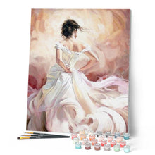 Charger l'image dans la galerie, peinture par numéros | Dos de Danseuse | intermédiaire, romantique | FiguredArt