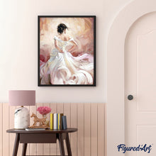 Charger l'image dans la galerie, peinture par numéros | Dos de Danseuse | intermédiaire, romantique | FiguredArt