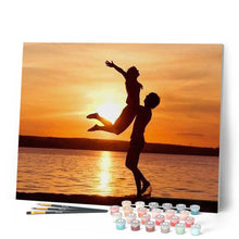 Charger l'image dans la galerie, peinture par numéros | Couple au Crépuscule | complexe, romantique | FiguredArt