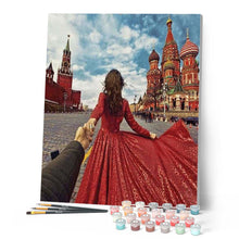 Charger l'image dans la galerie, peinture par numéros | Balade Romantique à Moscou | complexe, romantique, ville | FiguredArt