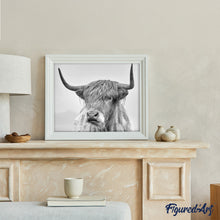 Charger l'image dans la galerie, peinture par numéros | Yak blanc | animaux, bisons and yacks, complexe | FiguredArt
