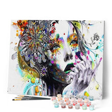 Charger l'image dans la galerie, peinture par numéros | Femme abstraite | complexe, portrait | FiguredArt