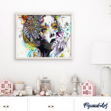 Charger l'image dans la galerie, peinture par numéros | Femme abstraite | complexe, portrait | FiguredArt