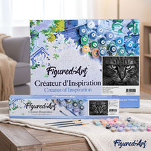 Charger l'image dans la galerie, peinture par numéros | Tête de Chat | animaux, chats, complexe | FiguredArt