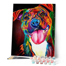 Charger l'image dans la galerie, peinture par numéros | Langue de Chien | animaux, chiens, complexe | FiguredArt