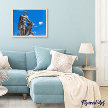 Charger l'image dans la galerie, peinture par numéros | Statue sous un Ciel bleu | envies d’ailleurs, intermédiaire | FiguredArt