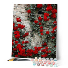 Charger l'image dans la galerie, peinture par numéros | Roses grimpantes | fleurs, intermédiaire | FiguredArt