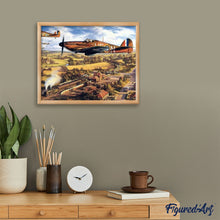 Charger l'image dans la galerie, peinture par numéros | Aviateurs | avions, complexe, paysages | FiguredArt