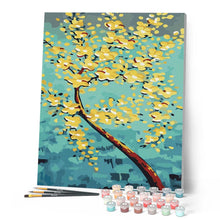 Charger l'image dans la galerie, peinture par numéros | Arbre aux Fleurs d’or | arbres, intermédiaire | FiguredArt