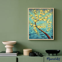 Charger l'image dans la galerie, peinture par numéros | Arbre aux Fleurs d’or | arbres, intermédiaire | FiguredArt