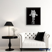Charger l'image dans la galerie, peinture par numéros | Girafe en noir et blanc | animaux, complexe, girafes | FiguredArt
