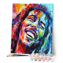 Charger l'image dans la galerie, peinture par numéros | Bob Marley Aquarelle | complexe, france, Pop Art, portrait | FiguredArt