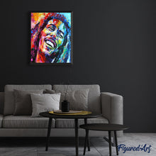 Charger l'image dans la galerie, peinture par numéros | Bob Marley Aquarelle | complexe, france, Pop Art, portrait | FiguredArt