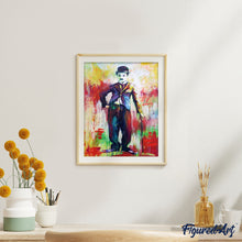 Charger l'image dans la galerie, peinture par numéros | Chaplin Aquarelle | complexe, Pop Art, portrait | FiguredArt