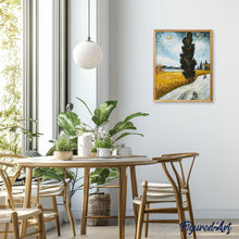 Charger l'image dans la galerie, peinture par numéros | Champ de Blé sous le Soleil | complexe, paysages | FiguredArt