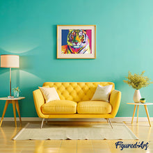 Charger l'image dans la galerie, peinture par numéros | Tigre Pop Art 2 | animaux, facile, france, Pop Art, tigres | FiguredArt
