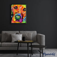 Charger l'image dans la galerie, peinture par numéros | Chien Pop Star | animaux, chiens, complexe | FiguredArt