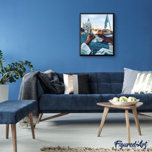Charger l'image dans la galerie, peinture par numéros | Balade Romantique Toast | france, intermédiaire, romantique, ville | FiguredArt