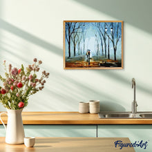 Charger l'image dans la galerie, peinture par numéros | Marchant sous la Pluie | facile, romantique | FiguredArt