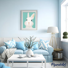 Charger l'image dans la galerie, peinture par numéros | Lapin blanc | animaux, facile, france, lapins | FiguredArt