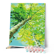 Charger l'image dans la galerie, peinture par numéros | Peuplier au Printemps | arbres, facile | FiguredArt