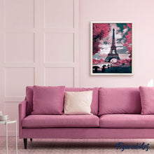 Charger l'image dans la galerie, peinture par numéros | Tour Eiffel au Printemps | france, intermédiaire, ville | FiguredArt