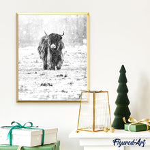 Charger l'image dans la galerie, peinture par numéros | Yak dans la Neige | animaux, bisons and yacks, complexe | FiguredArt