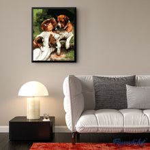 Charger l'image dans la galerie, peinture par numéros | Les meilleurs Amis | animaux, chiens, intermédiaire | FiguredArt