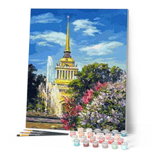 Charger l'image dans la galerie, peinture par numéros | Pagode en Asie | complexe, envies d’ailleurs | FiguredArt
