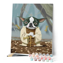 Charger l'image dans la galerie, peinture par numéros | Chien Maître de la Force | animaux, chiens, facile, films, france | FiguredArt
