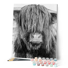Charger l'image dans la galerie, peinture par numéros | Yak ébouriffé | animaux, complexe | FiguredArt