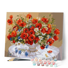 Charger l'image dans la galerie, peinture par numéros | Bouquet mélangé | fleurs, intermédiaire | FiguredArt