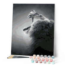 Charger l'image dans la galerie, peinture par numéros | Le Rugissement du Lion | animaux, complexe, lions | FiguredArt