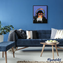 Charger l'image dans la galerie, peinture par numéros | DJ Singe | animaux, facile, singes | FiguredArt